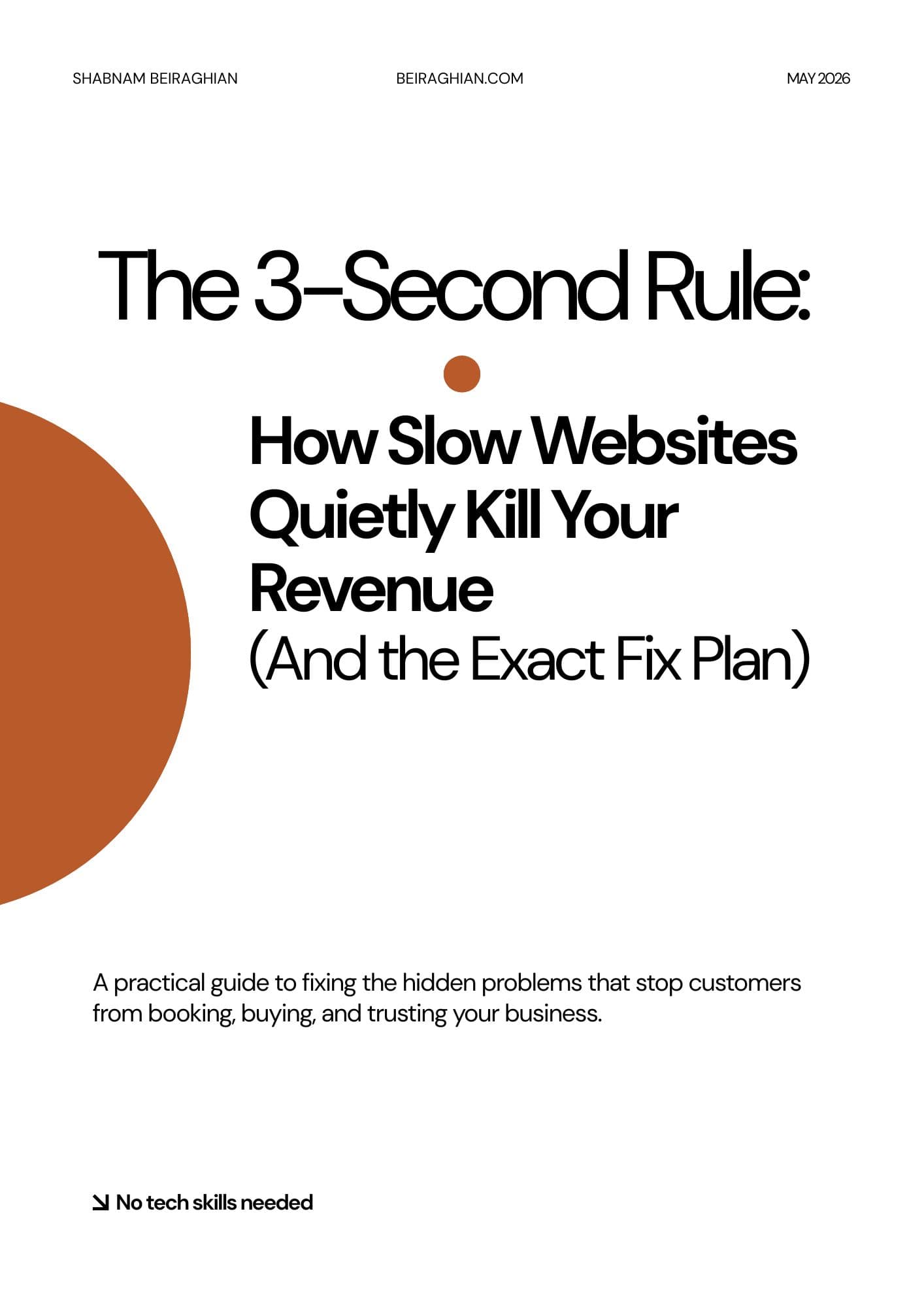 The 3-Second Rule: How Slow Websites Quietly Kill Your Revenue (And the Exact Fix Plan)